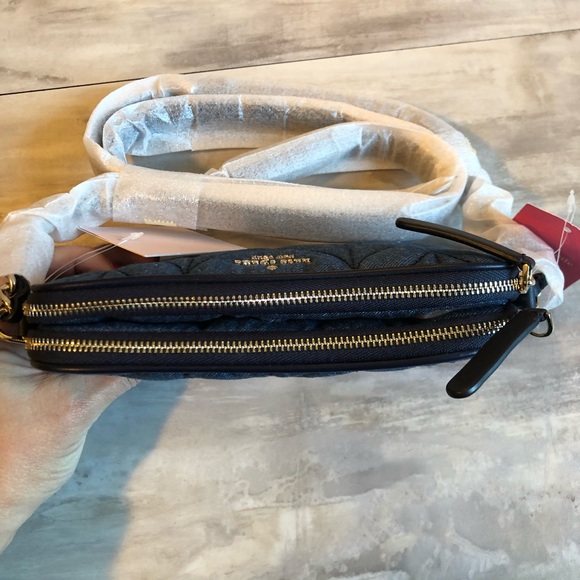 Kate Spade Briar Lane Quilted Denim Kendall Bag - Picture 7 of 9